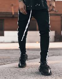 Black And White Striped Jeans Men Striped Jeans V1 In Black And White Striped Jeans Skinny Jeans Men Swag Outfits Men