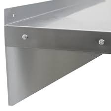 Stainless steel kitchen wall shelves ukzn learn site. 2 X Kukoo Commercial Stainless Steel Shelves Kitchen Wall Shelf Catering Corrosion Resistant Free Microfiber Cloths 1000mm X 300mm Amazon Co Uk Business Industry Science