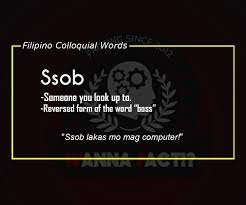 Видео ssob pamulihan канала awang risawan. Trending Pinoy Terms Compilation Of Filipino Colloquial Words With Definition