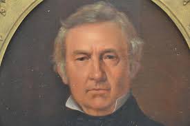 Sold at Auction: Alexandre (1824) François, 19thC OIL ON CANVAS PORTRAIT OF SPENCER  KELLOGG SIGNED