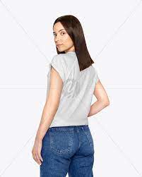 Download Girl In A Dress Mockup In Apparel Mockups On Yellow Images Object Mockups