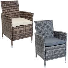 Shop now at the range. Charles Bentley Pair Of Rattan Dining Chairs Garden Furniture Natural Grey