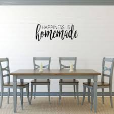 Amazon Com Kitchen Wall Decal Sign Happiness Is Homemade Farmhouse Style Dining Room Dec Farmhouse Style Dining Room Kitchen Wall Decals Dining Room Decor