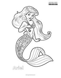 Ariel and dog max coloring page from the little mermaid category. Ariel Disney Coloring Page Super Fun Coloring