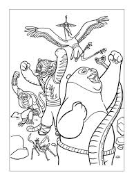 Crane kung fu panda coloring pages. Kung Fu Panda Coloring Pages 100 Pictures Free Printable