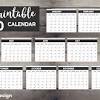 2021 calendar printable set, mandala watercolor $ 10.00. 1