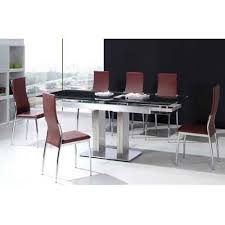 Large dining table 8 seater dining table set wooden veneer top for dining room furniture. Glass Stainless Steel Top Dining Table At Rs 16700 Piece Ahmedabad Id 13496893230