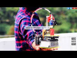 How To Make A Mini 3d Printer At Home Youtube 3d Printer Printer Arduino Projects