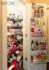 Nine Ideas To Organize A Small Pantry With Wire Shelving Kelley Nan Pantry Organization Dollar Store Small Pantry Kitchen Organization Pantry