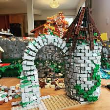 Paul On Instagram More Progress On My New Medieval Moc Still Very Much A Wip I M Super Excited To Finally Put Tog Lego Design Lego Architecture Lego House