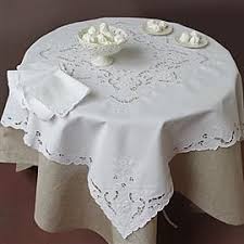 Tea Tablecloths Tablecloths Ricami E Pizzi Table Cloth Vintage Table Linens Cutwork Embroidery