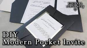 How To Make A Modern Pocket Invitation Elegant Wedding Invitations Diy Yout Fun Wedding Invitations Pocket Wedding Invitations Easy Diy Wedding Invitations