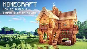 You may want a sturdy minecraft this cosy, simple minecraft build means you won't get too bogged down in the design aspect, saving you. Minecraft How To Build A Simple Starter House Youtube