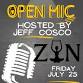 Open Mic  — Zin Yoga & Wine event in Garner, NC
