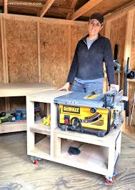 Diy desk plans are abundant, and there's surely one that suits your style. Diy Table Saw Cart Free Plans Jaime Costiglio