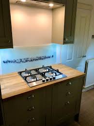 Worktops on the peninsula and island have been matched to. Gary Knowles Kitchen Fitters