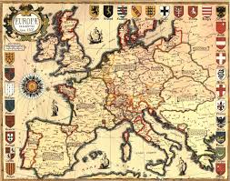 A really pretty soviet population density map from 1926. Map Of Europe In 1500 1786x1408 Europe Map European Map Vintage Maps