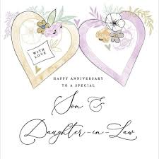 Take a look at our variety of son and daughter in law anniversary cards from some of the best publishers in the uk. Katie Phythian Happy Anniversary Son Daughter In Law Card
