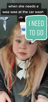 Lady Showering in A Car Wash