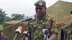 Nigerian general ibrahim attahiru speaks at the army headquarters in maiduguri, borno state, in october 2017. Boko Haram Army Chief Buratai Spits Fire Warns Commanders Against Fleeing From Terrorists