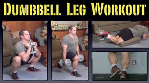 home leg workout with dumbbells you