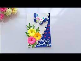 Beautiful Handmade Birthday Card Birthday Card Idea Youtube Greeting Cards Handmade Cards Handmade Diy Greeting Cards For Birthday