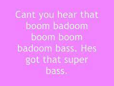 Nicki Minaj Super Bass Lyrics Nicki Minaj Lyrics Bass