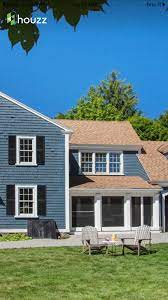 Fyi, the color of the wall siding of this house is dark blue. Or A Nice Blue House Exterior Blue Exterior Paint Colors For House House Paint Exterior