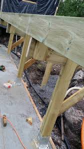 Hanging A Rectangular Intex Ultra Frame Pool Directly From The Pool Deck Trouble Free Pool Pool Deck Pool Above Ground Pool Decks