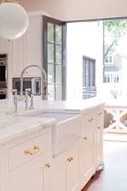An apron sink provides work space for a second cook and an attractive detail for this traditional kitchen. Kitchen Island With Apron Front Sink Transitional Kitchen Chicago By Jean Stoffer Design Ltd Houzz