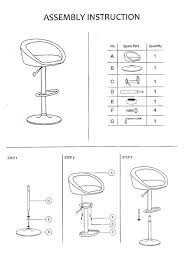How To Assemble The Venus Breakfast Bar Stool Bar Stools Breakfast Bar Stools Furniture Assembly
