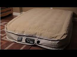 Serta Raised Air Mattress With Never Flat Pump Review Youtube