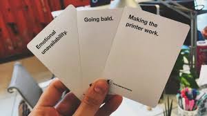 Check out our cards against humanity selection for the very best in unique or custom, handmade pieces from our card games shops. 5 Party Games To Play Online With Friends While You Re Staying Inside