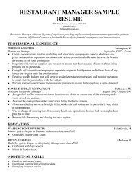 Cover letters are your first impression, so make it a good one. Resume Cover Letter Restaurant Manager
