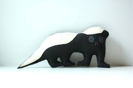 Honey Badger Felt Plush Stuffed Animal Pillow Honey Badger Etsy Felt Animals Animal Pillows Plush Stuffed Animals