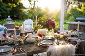 Maybe you would like to learn more about one of these? Outdoor Fall Tablescape An Autumn Harvest Table Modern Glam