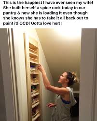 The shelves will attach through the horizontal pieces and the sides will attach to the verticals. Diy Built In Spice Rack Free Plans And Tutorial Shanty 2 Chic