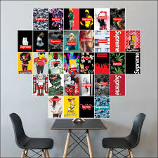 Maybe you would like to learn more about one of these? Dekorasi Kamar Poster Dinding Aesthetic Supreme Poster Dinding Kamar Cowok Isi 32pcs Shopee Indonesia