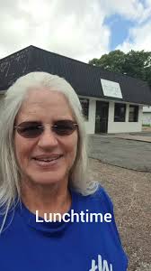 Enjoying Lunch at Mural Cafe in Citronelle, Alabama