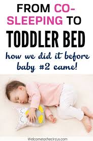 How We Gently Transitioned Our Co Sleeping Toddler To Her Own Bed In 2020 Toddler Sleep Baby Sleep Advice Newborn Care