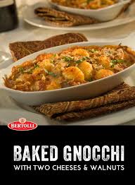 Warm Bubbly And Savory This Easy Recipe For Baked Gnocchi Brings Together Rich Cheeses Savory Bertolli Baked Gnocchi Bertolli Recipes That S A Spicy Meatball