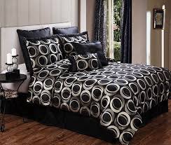 Black And Silver Bedding And Curtains Pin By Josephine Alvarado On Black Comforter Sets Bed Comforters Bed Linens Luxury
