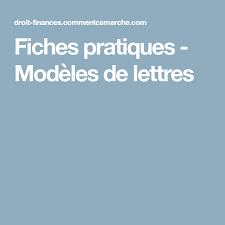 Fiches Pratiques Modeles De Lettres Modeles De Lettres Lettre A Lettre De Recommandation