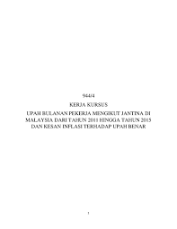 Di samping itu upah minimum di indonesia juga telah cukup tinggi sehingga penempatan tki ke malaysia dengan gaji 700 ringgit menjadi kurang menarik, kata hanif. Doc Kk Eko Syidah Rasyidah Rosli Academia Edu
