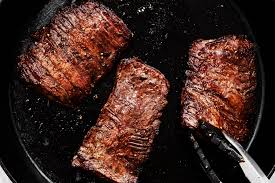 While your skillet is heating, season both sides of your steaks generously using the homemade steak seasoning (½ to 1 tbsp portion of seasoning). How To Cook Skirt Steak Perfectly No Thermometer Required Bon Appetit