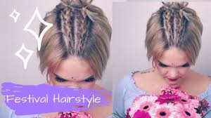 There are so many different hairstyles for women, too. Quick And Easy Short Hair Style Coachella Festival Hair Youtube