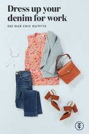 How To Dress Professionally In Hot Weather Professional Dresses Chic Outfits Distressed Denim