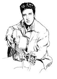 38+ elvis coloring pages for printing and coloring. Elvis Presley King Rock Rockabilly Roll Elvis Tattoo Elvis Presley Wallpaper Elvis Presley