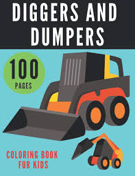 Grave digger monster truck coloring page free printable pages. Diggers And Dumpers Coloring Book For Kids Speed Dumper Large Train Monster Truck Excavators Aircraft Jef Fighters Colouring Pdf Arrow Golden 9798702076430 Amazon Com Books