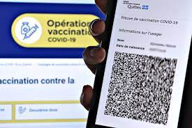 (québec) alors qu'il s'apprête à rendre la vaccination obligatoire pour tous les travailleurs de la santé, québec ne dispose d'aucune. Le Passeport Vaccinal Est Il Discriminatoire La Presse